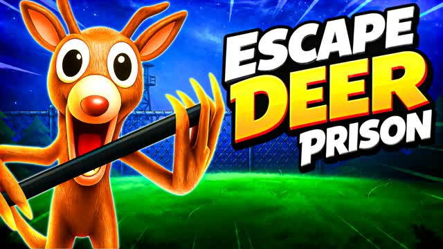 ESCAPE DEER'S PRISON [OBBY PARKOUR] — Fortnite Creative map cover art