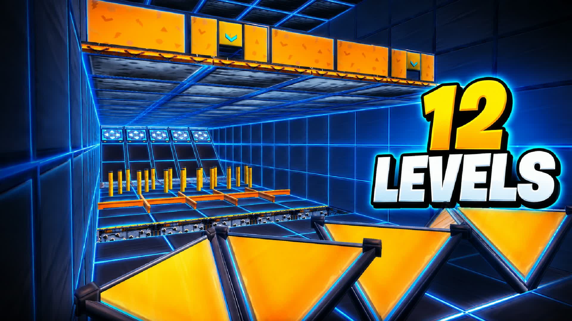 12 LEVELS HARD PARKOUR [5051] — Fortnite Creative map