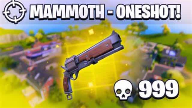 MAMOOTH ONE SHOT — Fortnite Creative map cover art