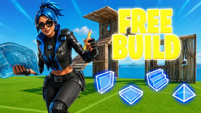 Infinite Free Build [BOTS] 🔥 — Fortnite Creative map