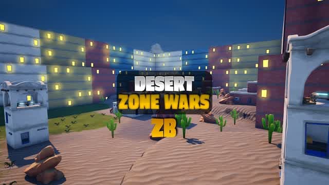 Deserted Zone Wars ZB — Fortnite Creative map cover art