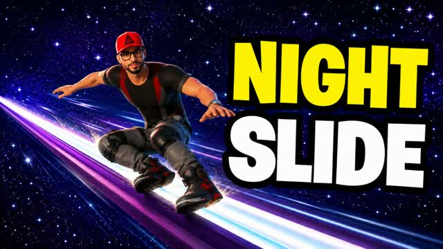 Night Slide🍀 — Fortnite Creative map