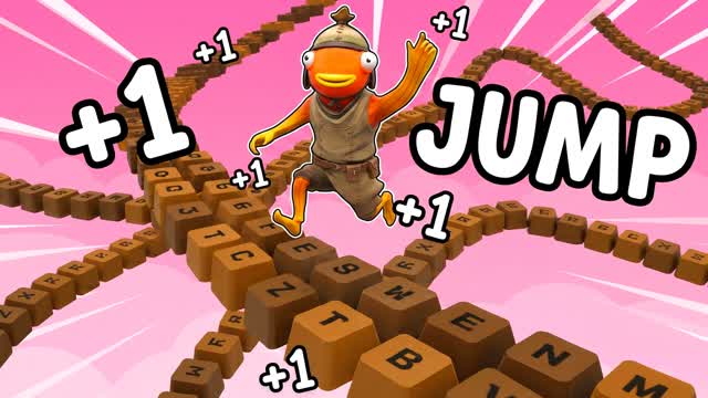 Keyboard Climber: Jump Power ⌨️ — Fortnite Creative map
