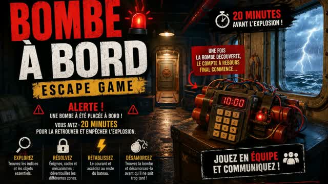 🚢💣 BOMBE À BORD — ESCAPE GAME — Fortnite Creative map
