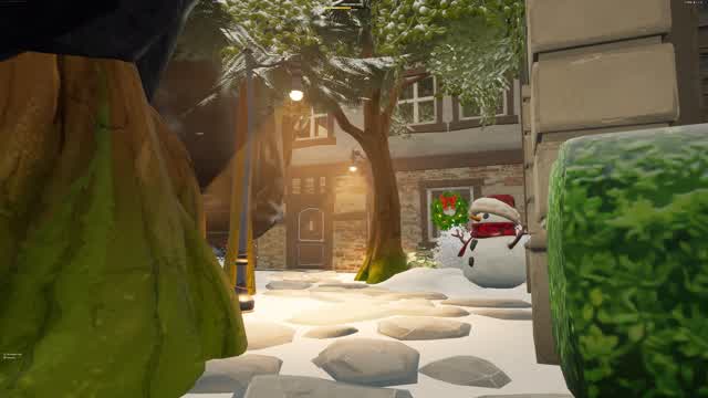Snow Town zone wars — Fortnite Creative map cover art