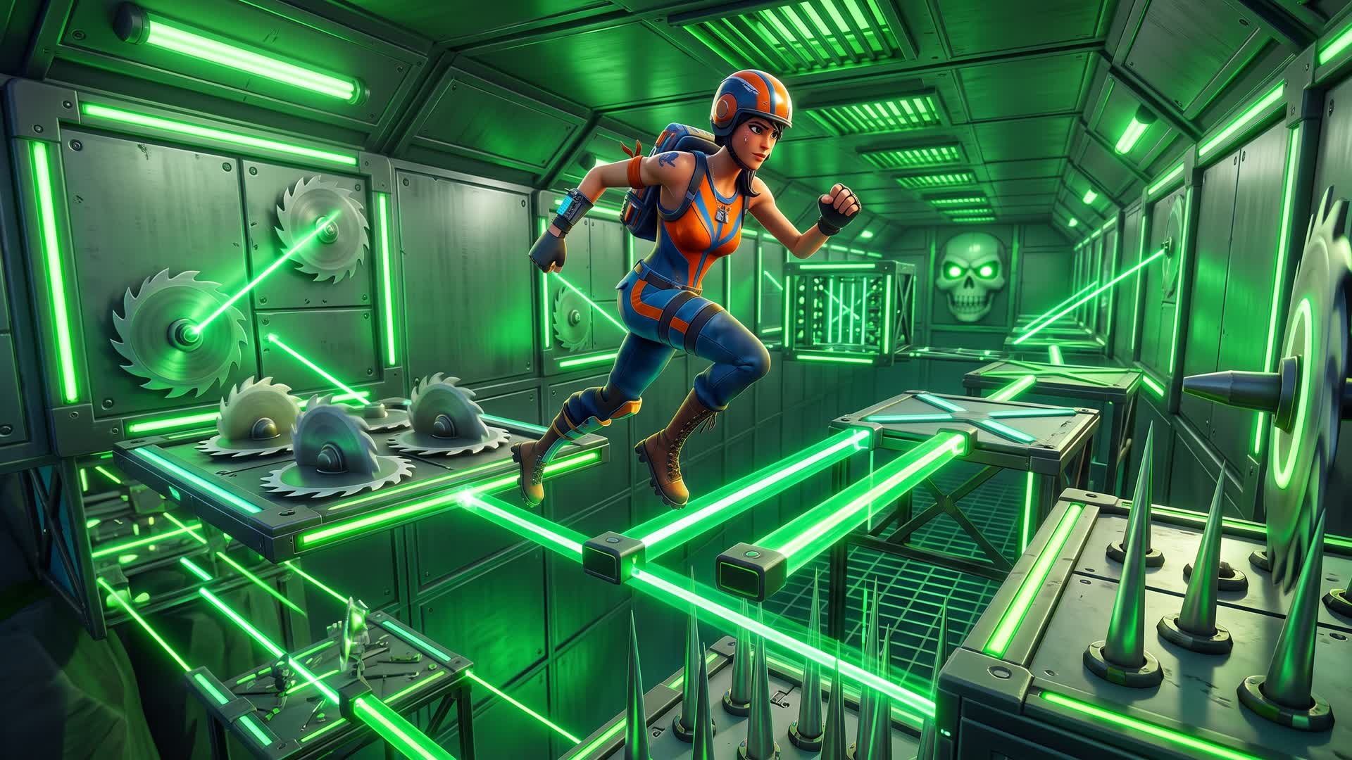 TOXIC FACILITY DEATHRUN ☣️ — Fortnite Creative map