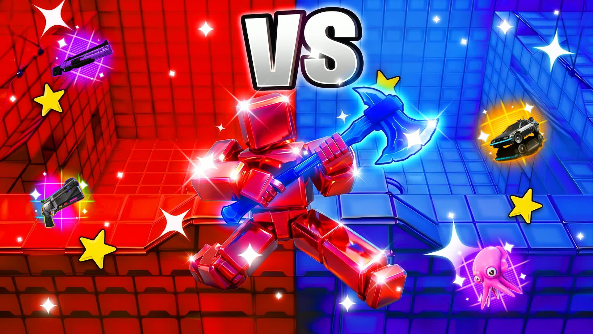 RED VS BLUE🔵🔴RESPECT unc — Fortnite Creative map