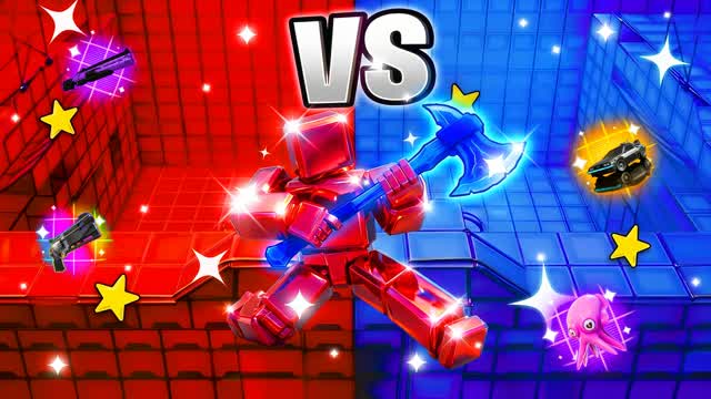RED VS BLUE🔵🔴RESPECT unc — Fortnite Creative map cover art