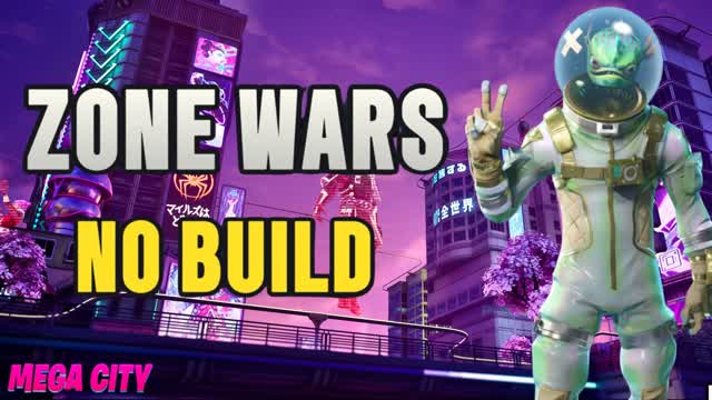 MEGACITY NO BUILD ZONE WARS — Fortnite Creative map