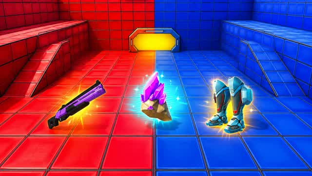 Spam Red vs Blue — Fortnite Creative map cover art