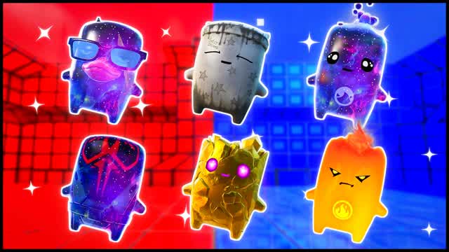 RED VS BLUE SIDE PRESSURE 🔴🔵 — Fortnite Creative map