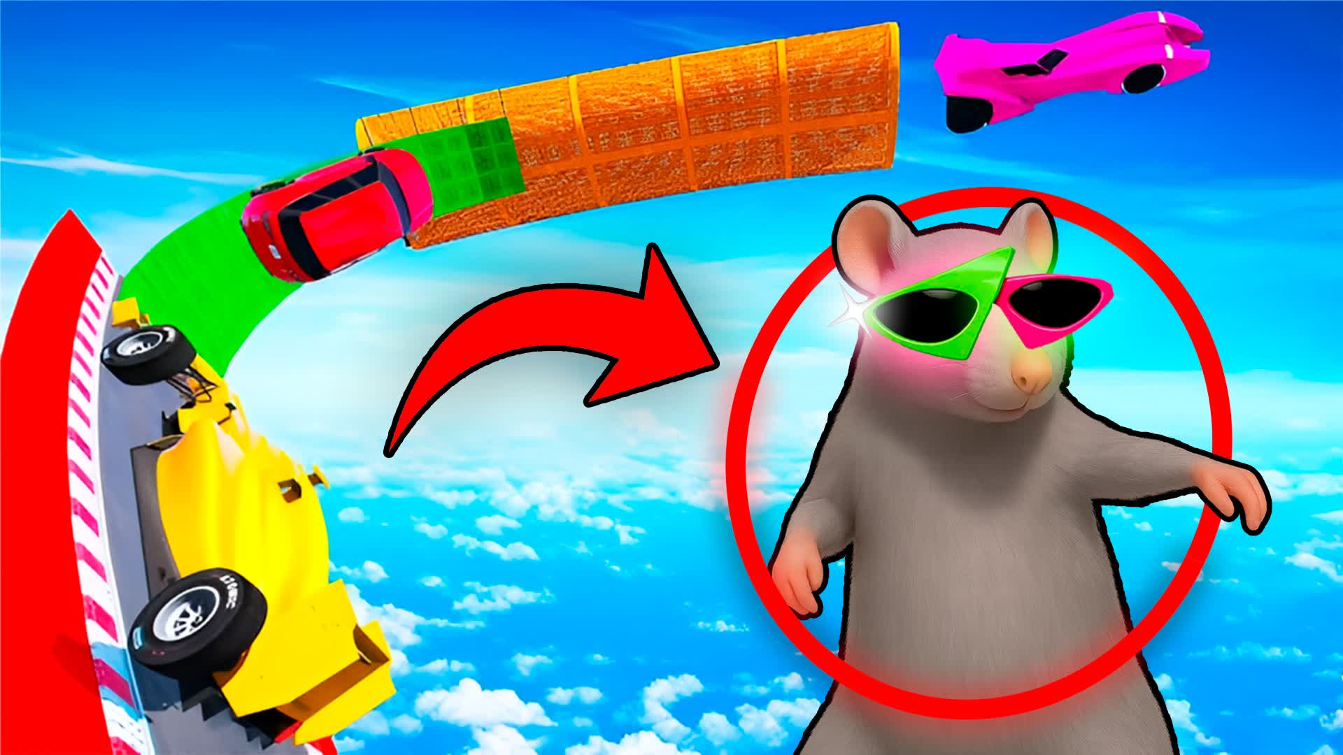 🎶Rat Dance Super Race🎶 — Fortnite Creative map