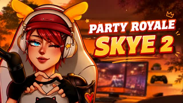 PARTY ROYALE SKYE 2 — Fortnite Creative map cover art