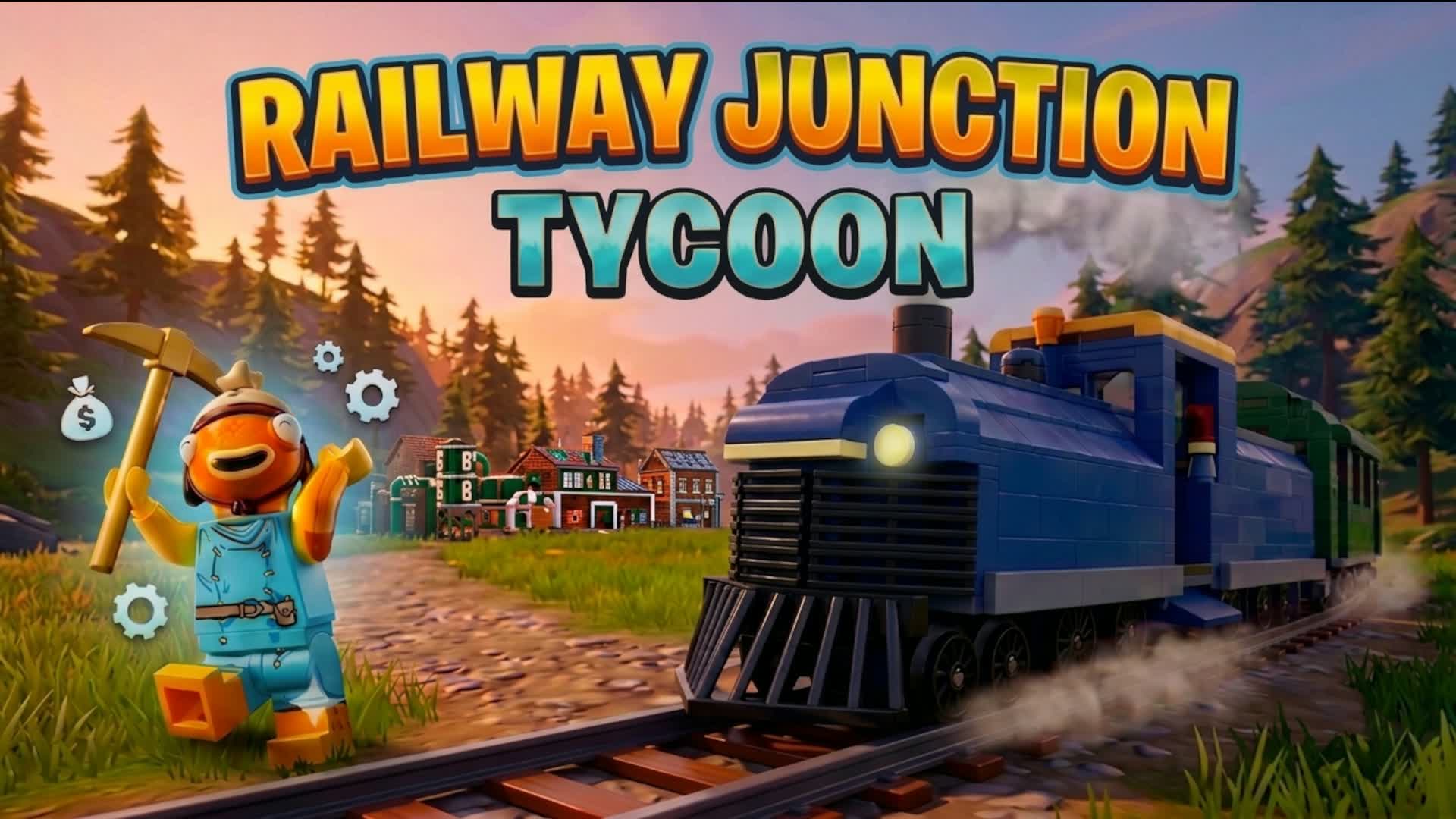 Railway Junction Tycoon — Fortnite Creative map