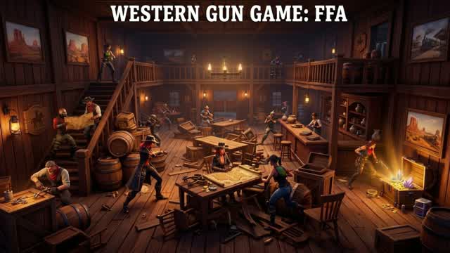 WESTERN GUN GAME: FFA — Fortnite Creative map