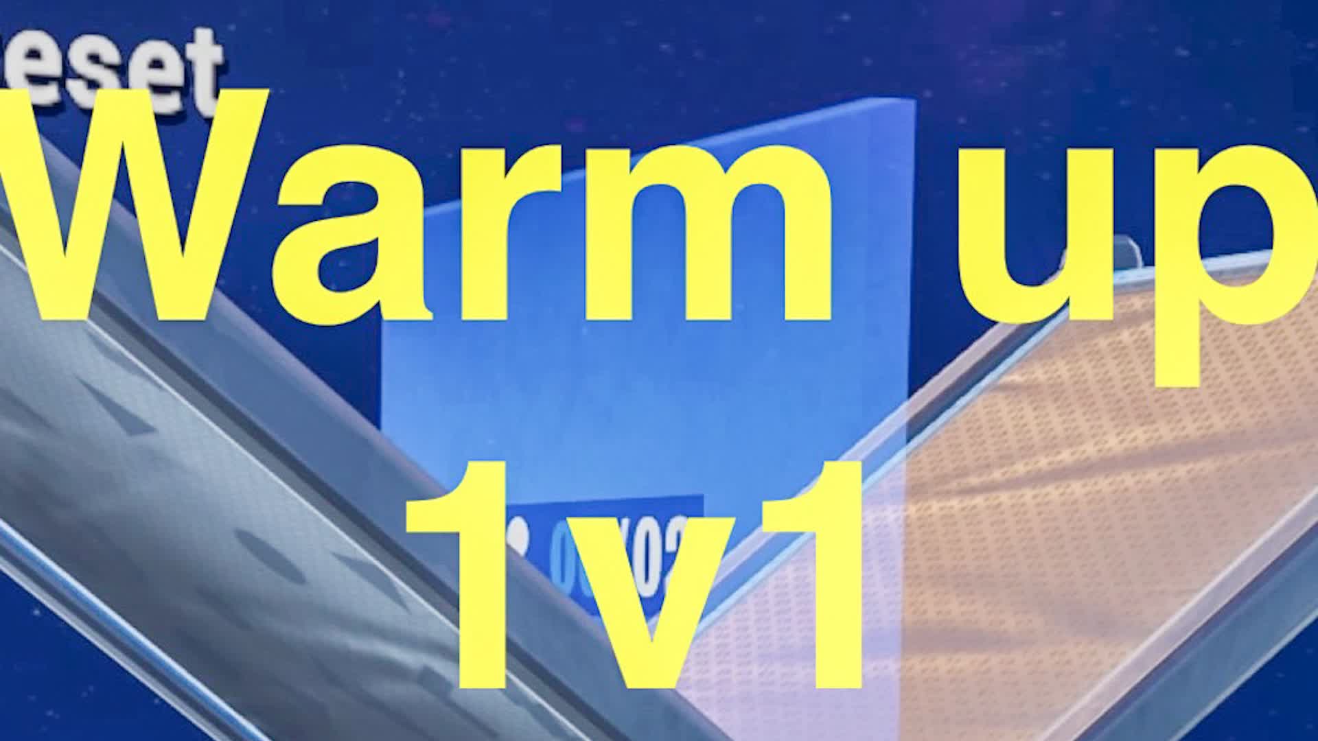 Warm up  1v1 — Fortnite Creative map