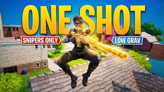 1 SHOT SNIPER SHOOTOUT — Fortnite Creative map cover art