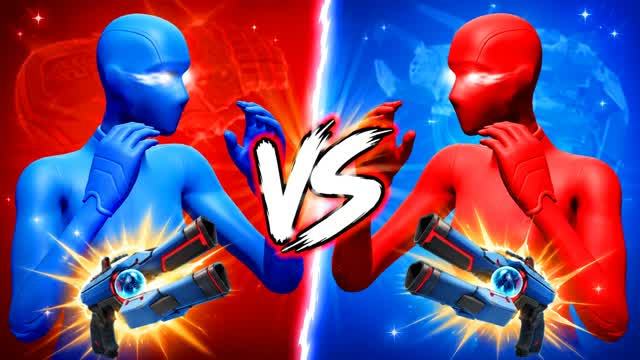RED VS BLUE🔴🔵FIGHT — Fortnite Creative map cover art