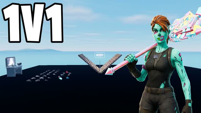 1v1 build fights (barry) — Fortnite Creative map cover art