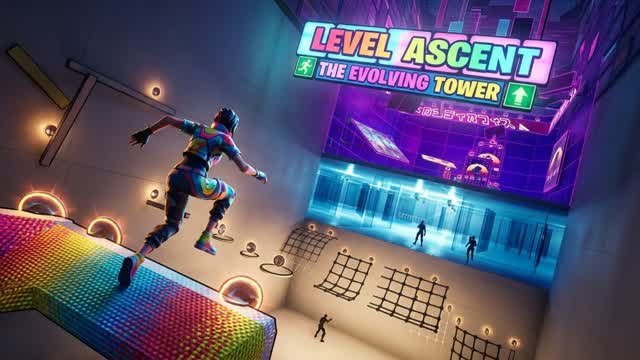 Parkour Tower: The Evolving Ascent — Fortnite Creative map