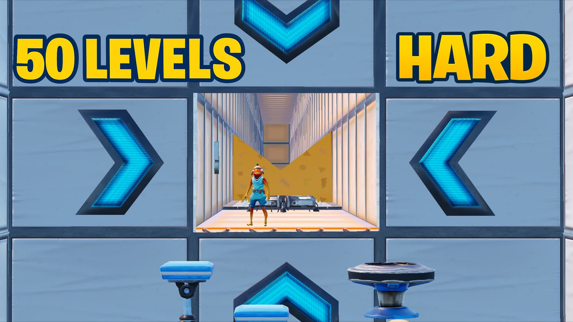 50 LEVEL HARD DEATHRUN — Fortnite Creative map