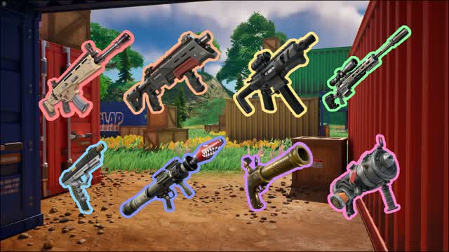 Variety Gun Game — Fortnite Creative map