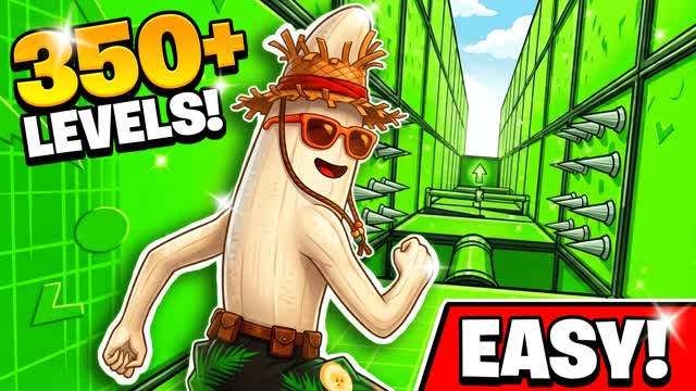 ⭐350+ DEFAULT PARKOUR ⭐[EASY] — Fortnite Creative map