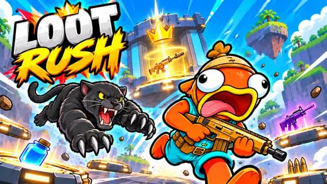 RUSH FOR LOOT 💥 — Fortnite Creative map cover art