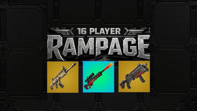 16 player RAMPAGE — Fortnite Creative map