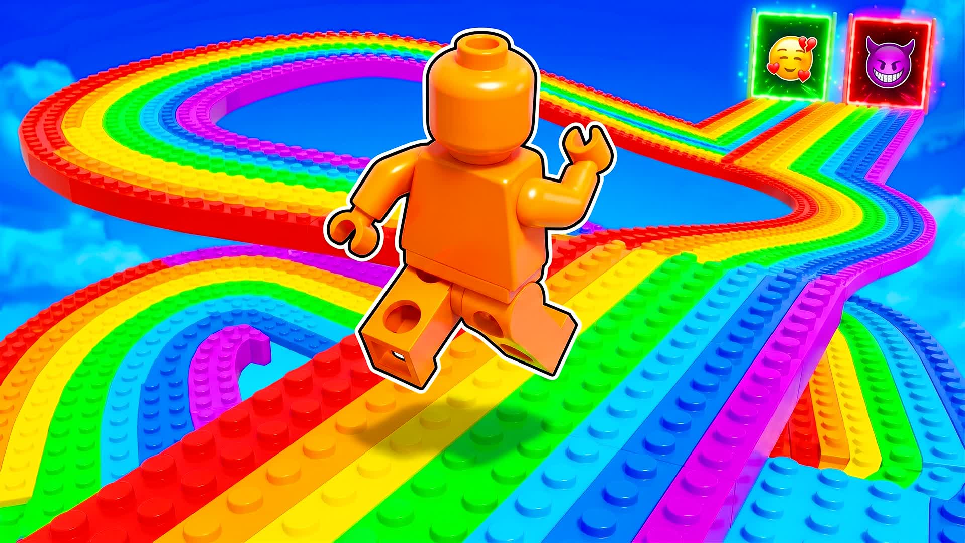 VERY EASY BRICK OBBY PARKOUR — Fortnite Creative map