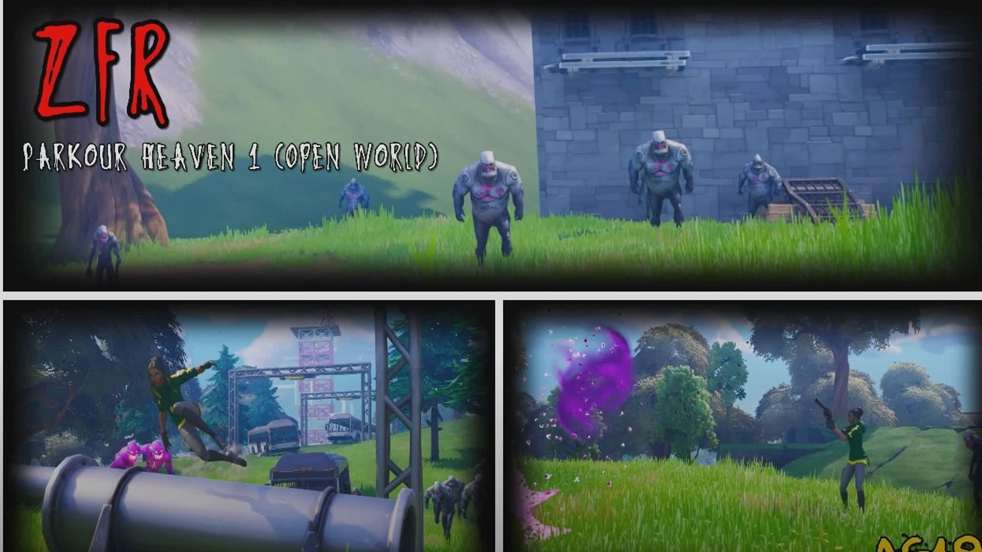 ZFR - Parkour Heaven 1 (Open World) — Fortnite Creative map