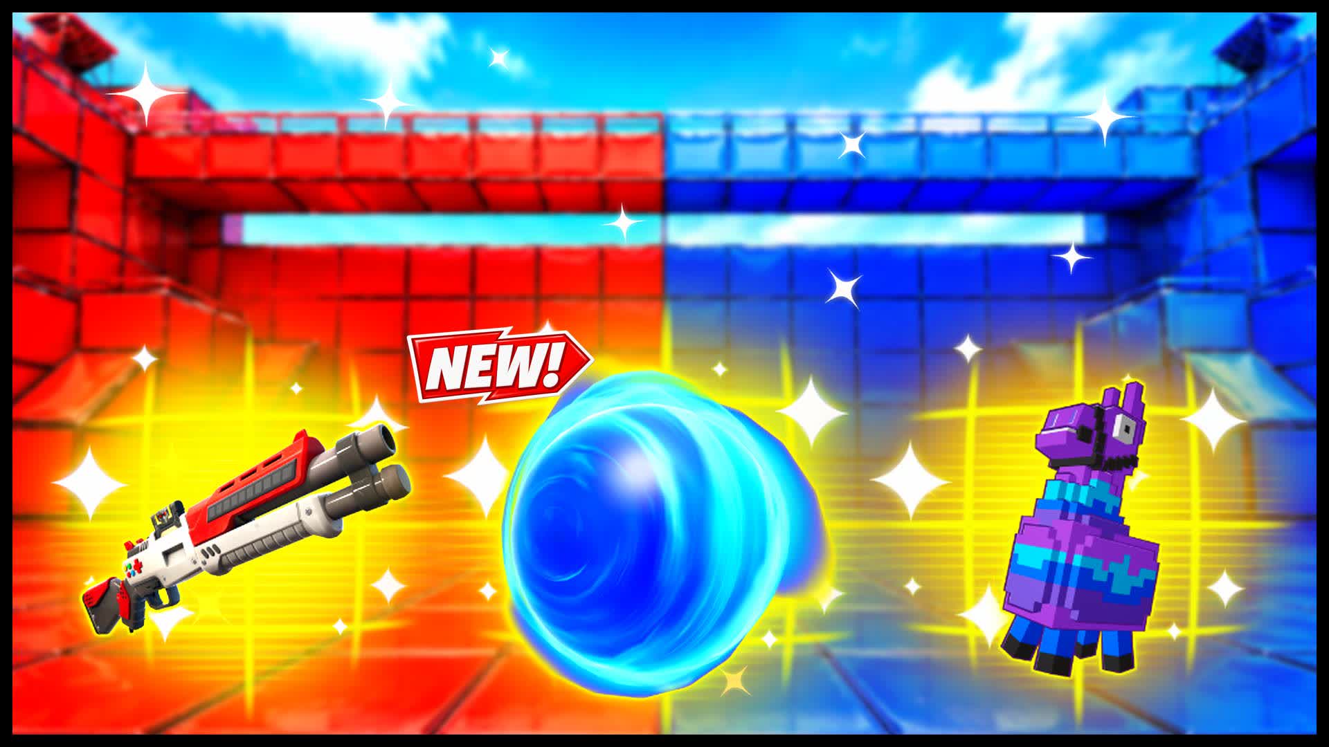RED VS BLUE COOL RECOVERY 🔴🔵 — Fortnite Creative map