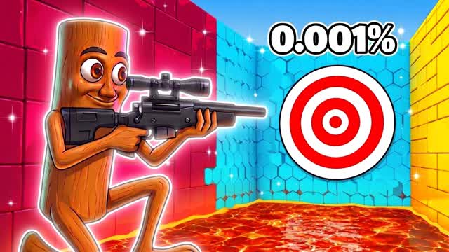 ⚡EXTREME TRICKSHOT 80 Level Challenge B7 — Fortnite Creative map