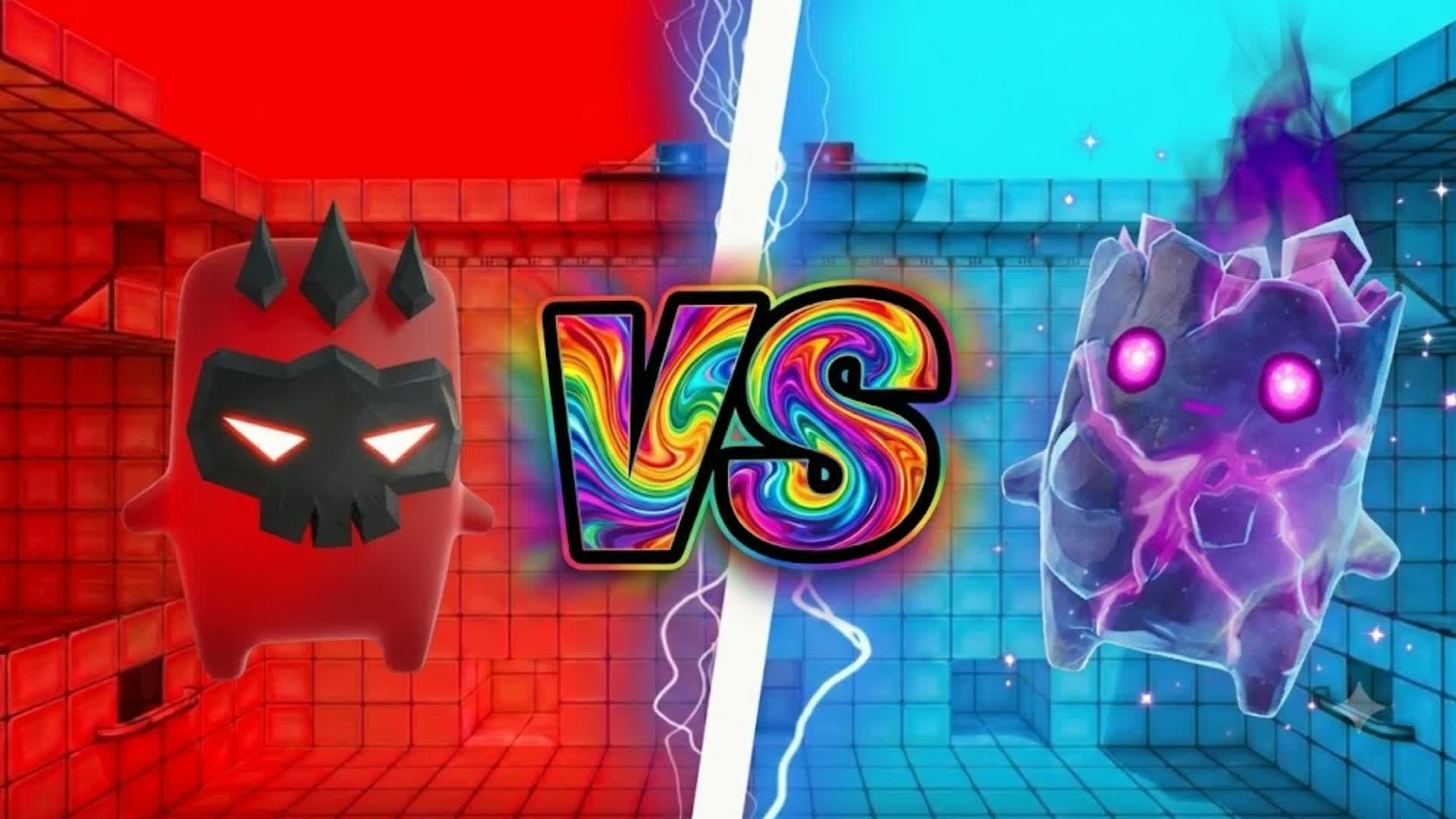 MEGA RED VS BLUE SECRET — Fortnite Creative map