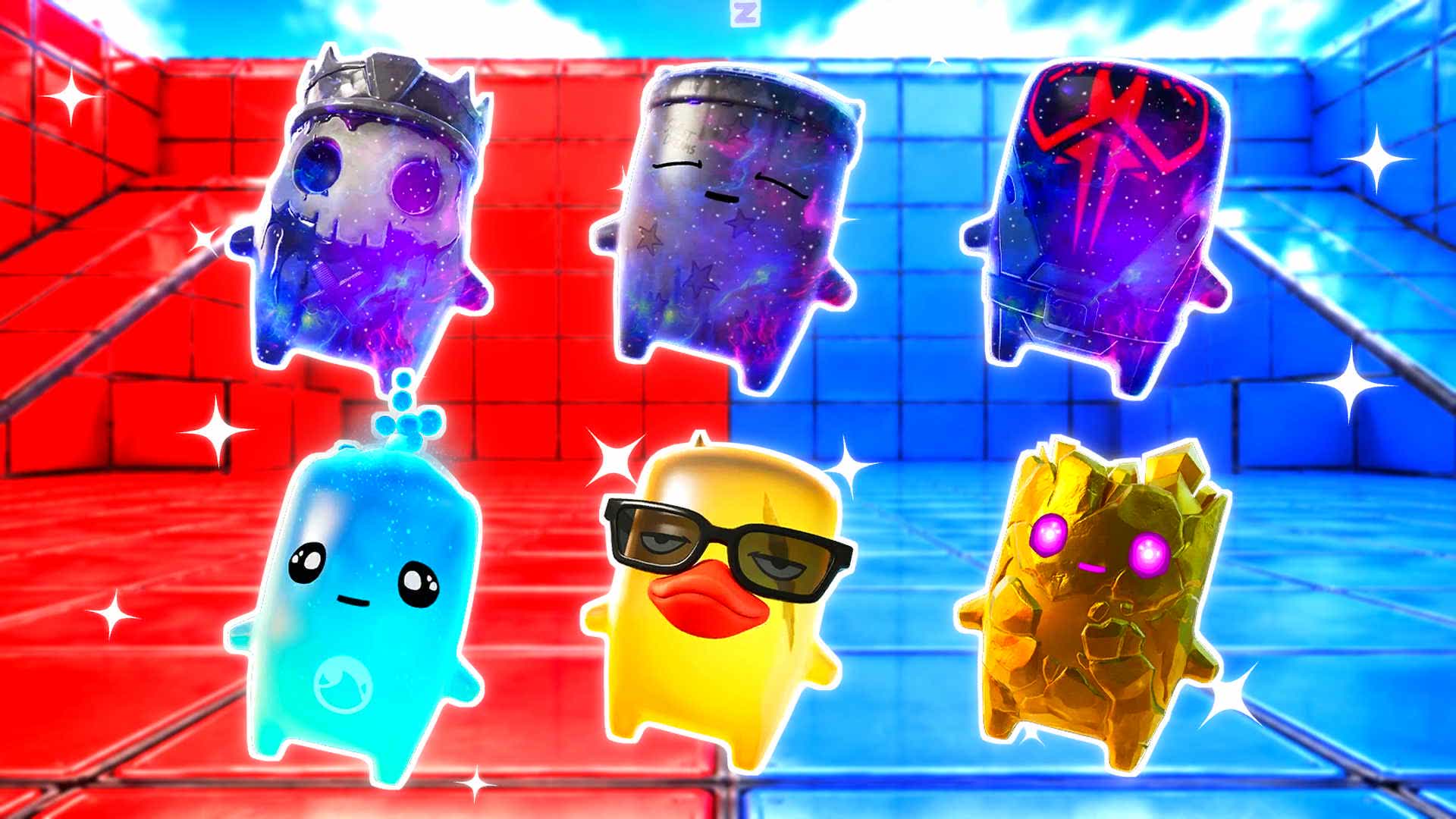 RED VS BLUE OVERDRIVE TRACE 🔴🔵 — Fortnite Creative map