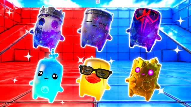 RED VS BLUE OVERDRIVE TRACE 🔴🔵 — Fortnite Creative map cover art
