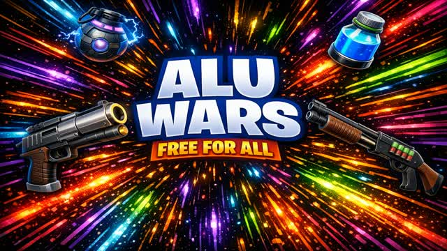 ALU WARS: FREE FOR ALL — Fortnite Creative map cover art