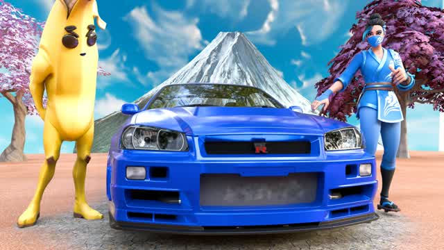 Tokyo Wangan  Open World Drive FFA — Fortnite Creative map