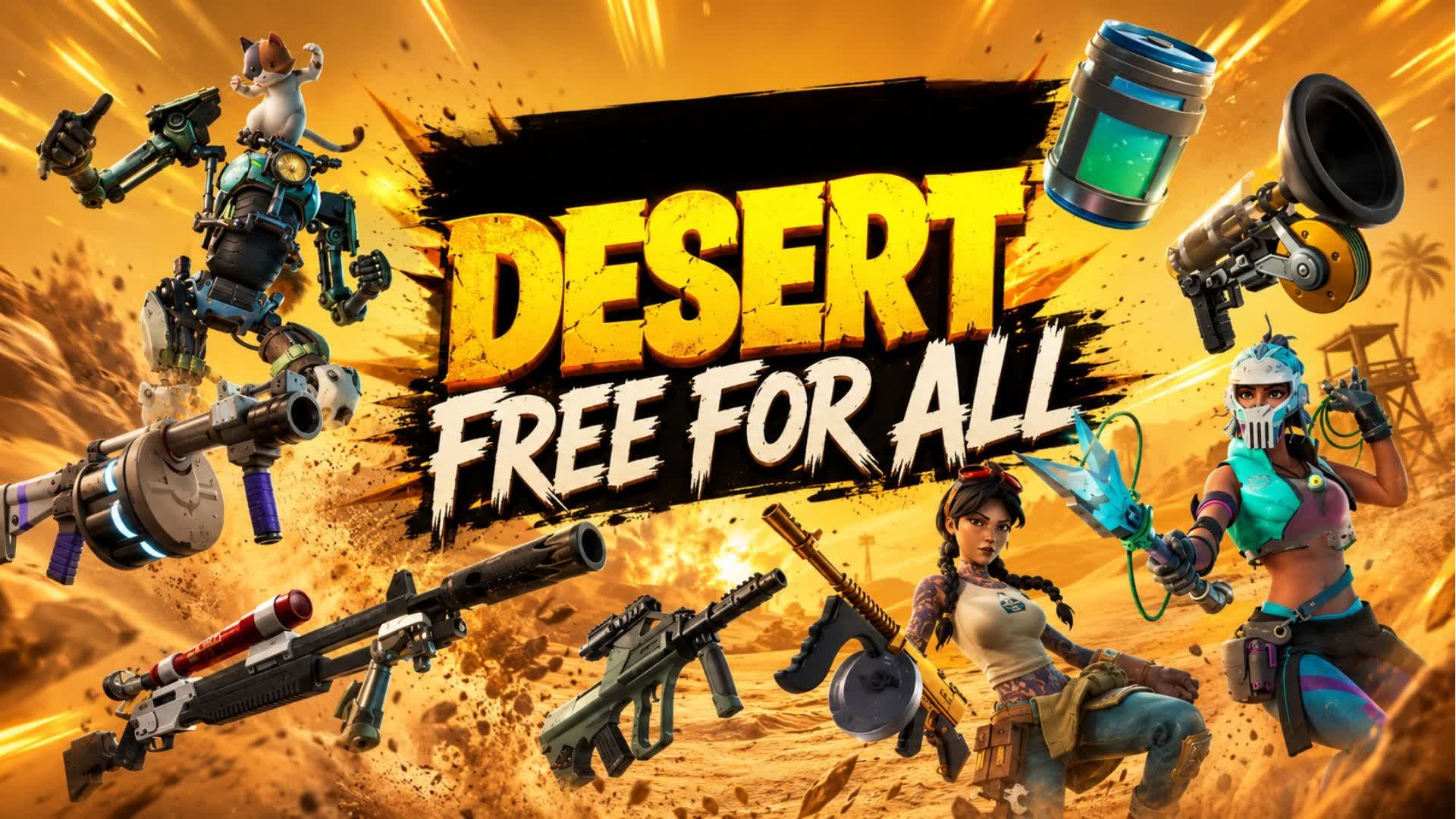 DESERT WEAPONS - FREE FOR ALL — Fortnite Creative map