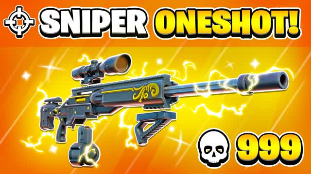 🎯EXTREME SNIPER ONE SHOT🔫 — Fortnite Creative map cover art