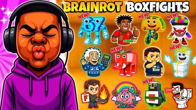 🧠 BRAINROT BOX FIGHTS 📦 BOX PVP COOL — Fortnite Creative map cover art