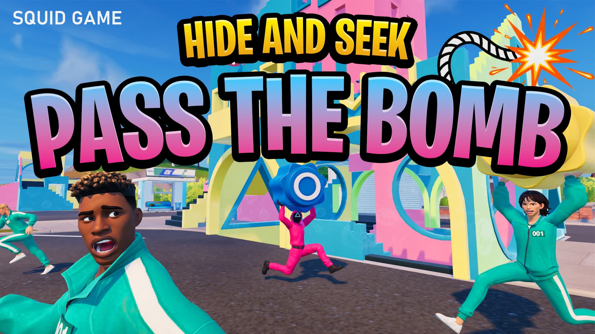 💣HIDE AND SEEK PASS THE BOMB — Fortnite Creative map