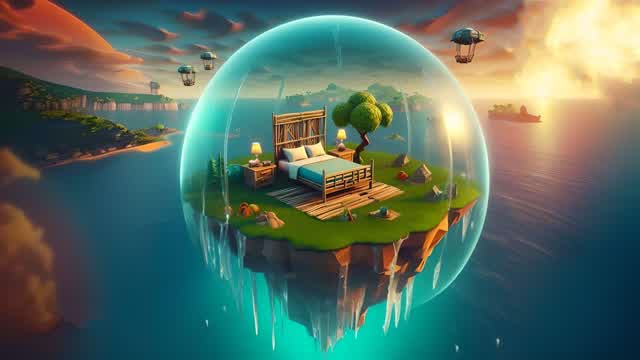 Squads - Bed Wars — Fortnite Creative map cover art