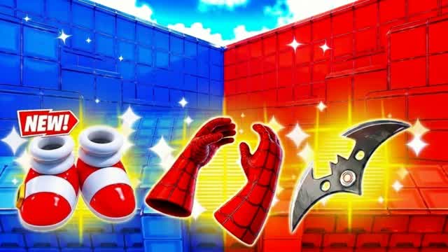 RED VS BLUE SAKI LAPI YAPI 🔴🔵 — Fortnite Creative map