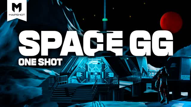 🚀 Space Gun Game - one shot — Fortnite Creative map cover art