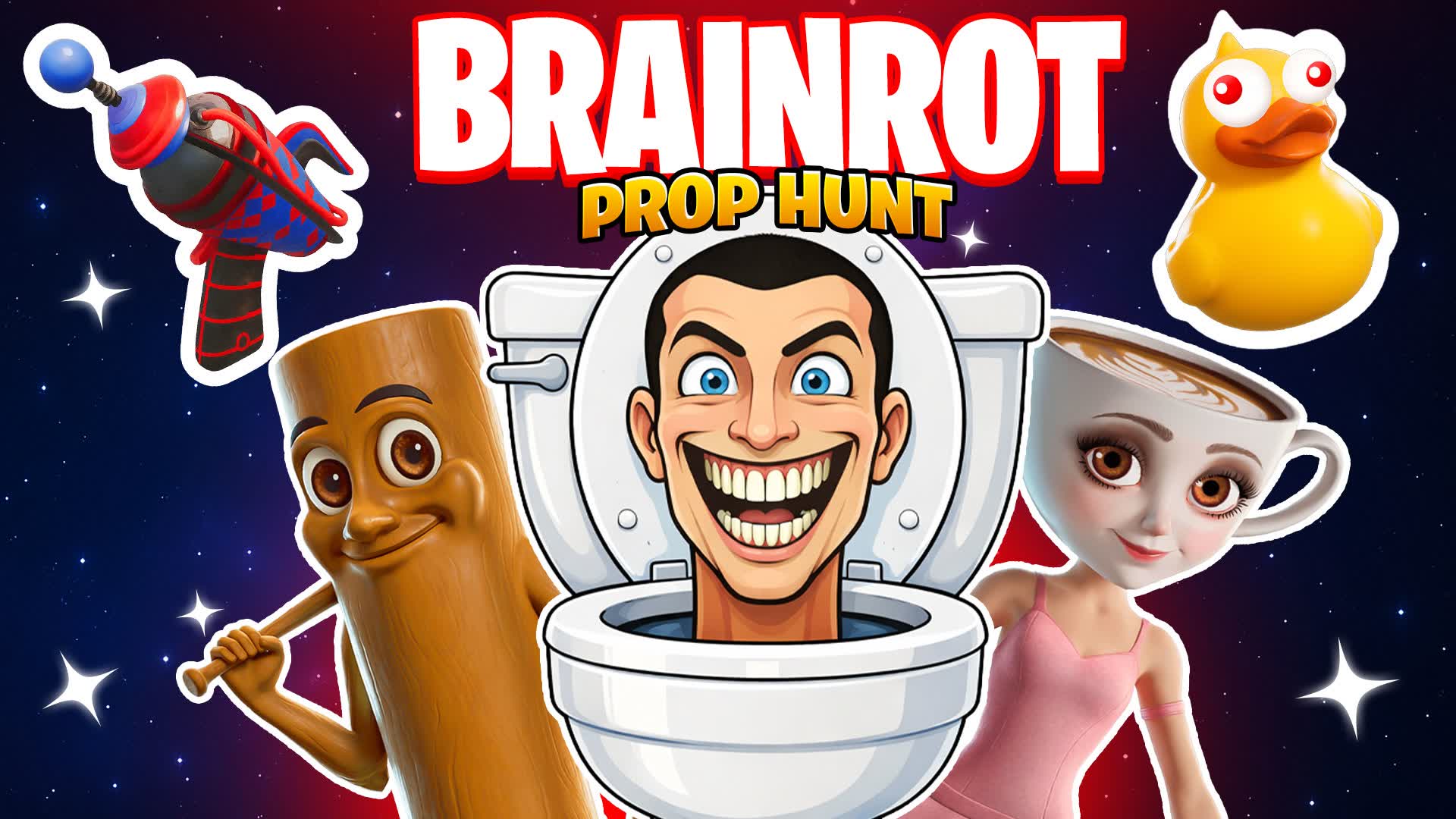 BRAINROT PROP HUNT 🧠 [ STEAL A PROP ]🧠 — Fortnite Creative map