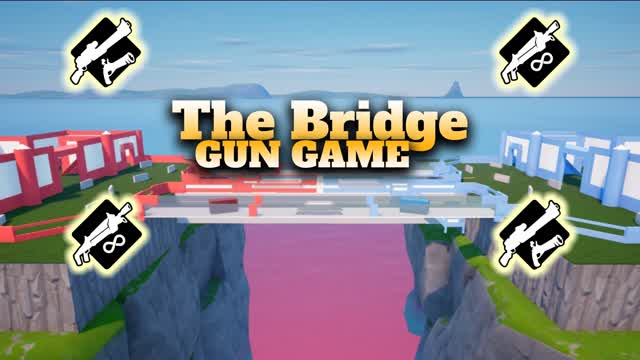 The Bridge - Gun Game — Fortnite Creative map cover art