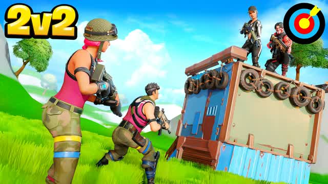 Rapid Zero Build 2v2 🎯 — Fortnite Creative map cover art