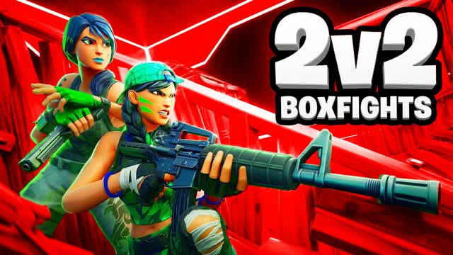 BALANCED BOX FIGHTS [2V2] 📦 — Fortnite Creative map cover art