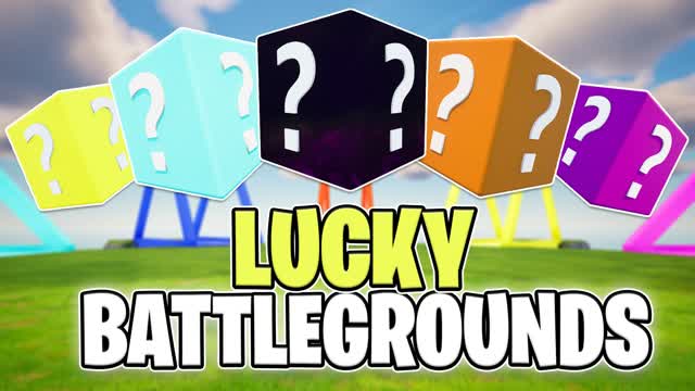 LUCKY BLOCK BATTLEGROUNDS ⭐(FFA) — Fortnite Creative map cover art